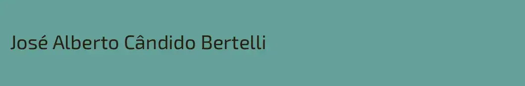 José Alberto Cândido Bertelli